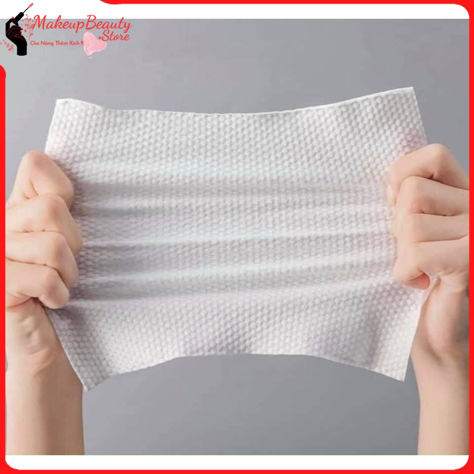KHĂN LAU MẶT DÙNG 1 LẦN 100% BÔNG TỰ NHIÊN - CUỘN KHĂN GIẤY LAU MẶT ĐA NĂNG MS 267