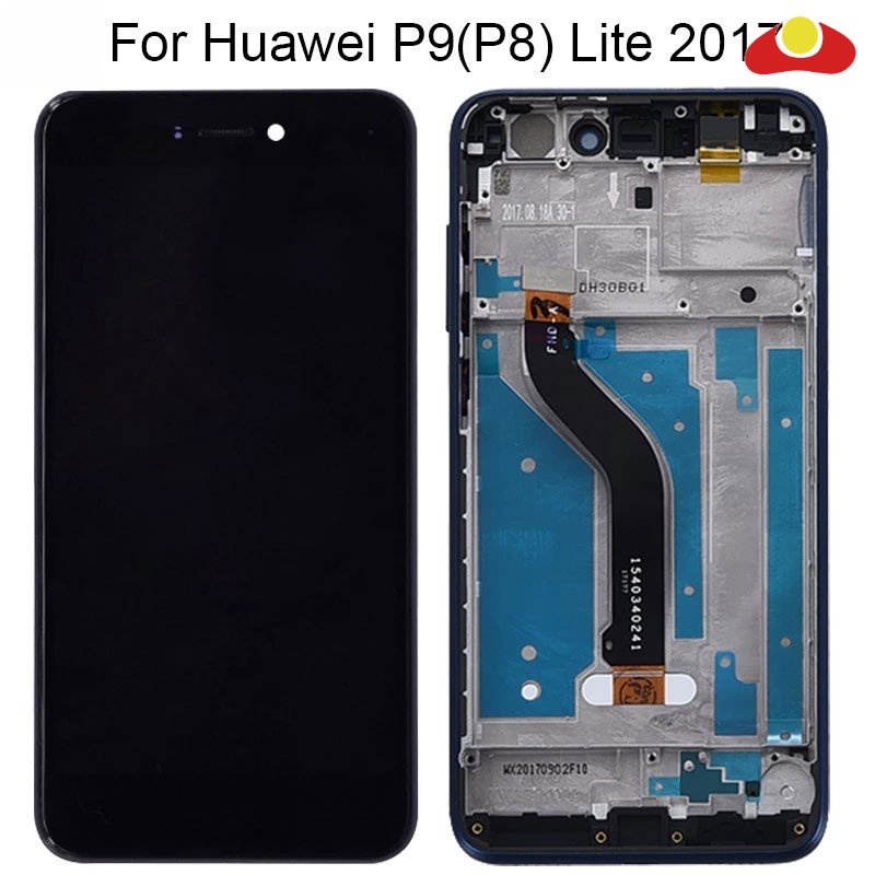 Dành Cho Huawei P8 Lite 2017 / P9 Lite 2017 PRA-LA1 PRA-LX1 Màn Hình LCD Màn Hình Hiển Thị Số Hóa Cả