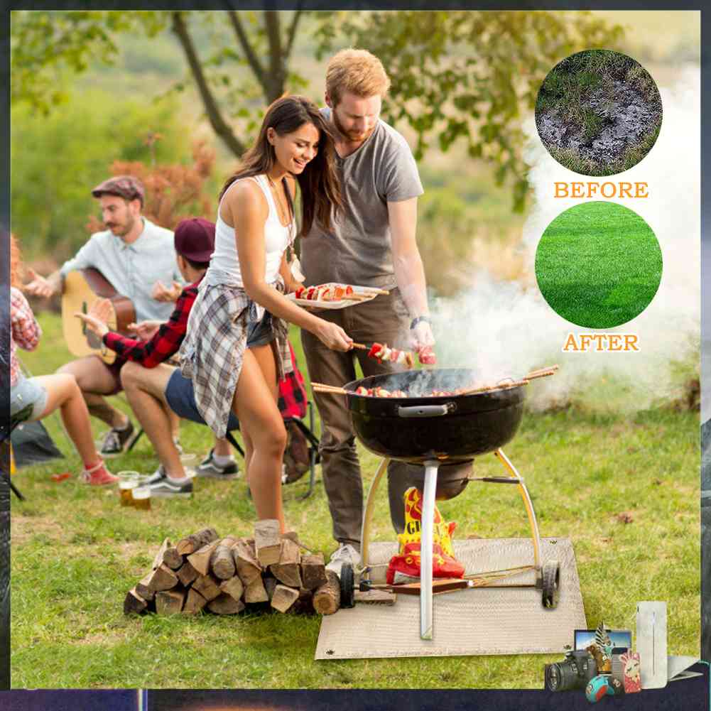 Thảm Sợi Thủy Tinh Lót Sàn Chống Cháy Tiện Dụng Cho Sân Vườn