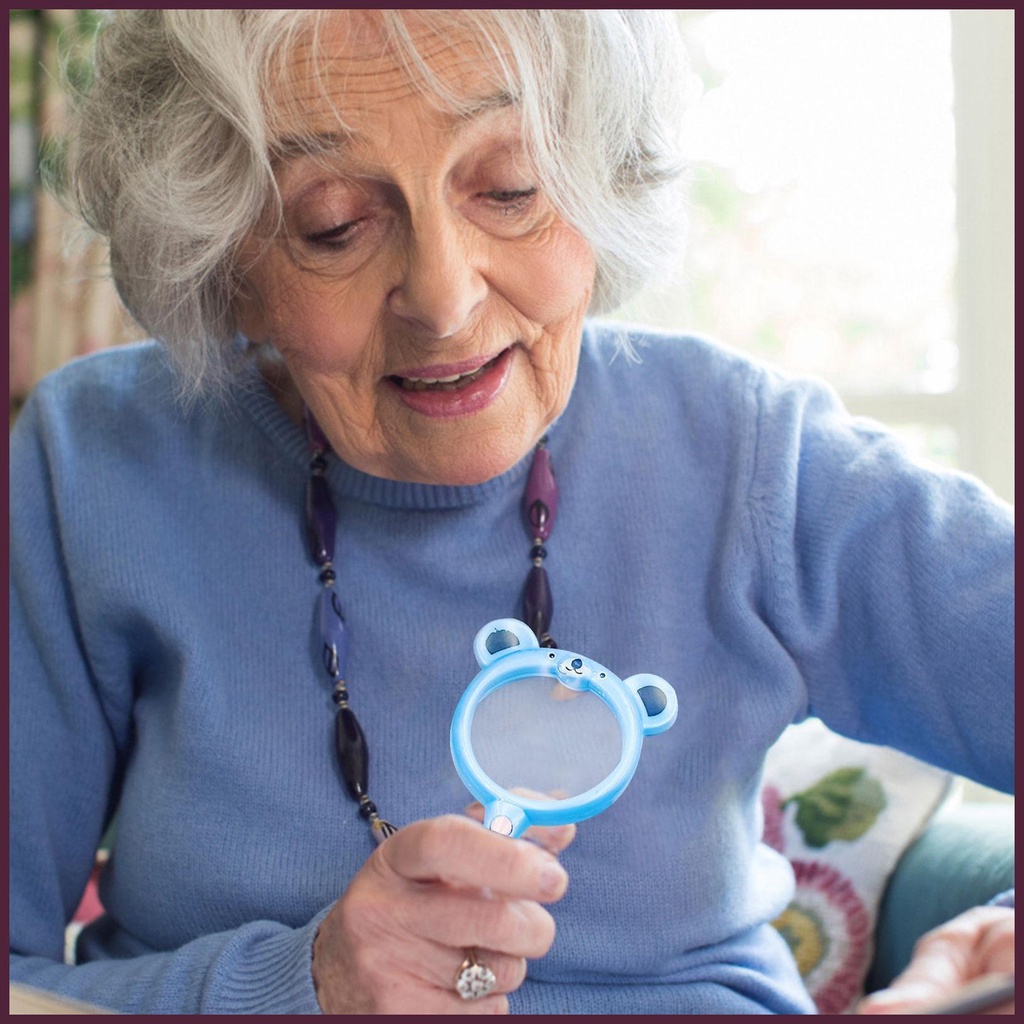 Kính Lúp Phóng Đại 3X Cầm Tay Tiện Dụng Cho Bé