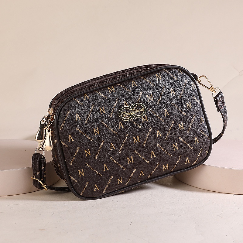 Túi Đeo Chéo Một Bên Vai Hình Tròn Nhỏ Thời Trang Xu Hướng Chạy Bộ Cho Nữ