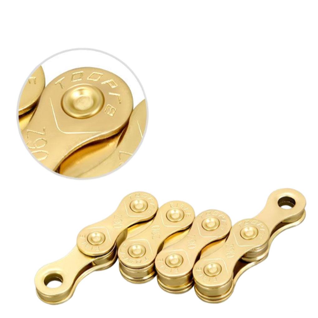 Dây Xích Xe Đạp 116 Mắt Xích Bằng Thép Carbon 9 / 10 / 11 Chống Mòn