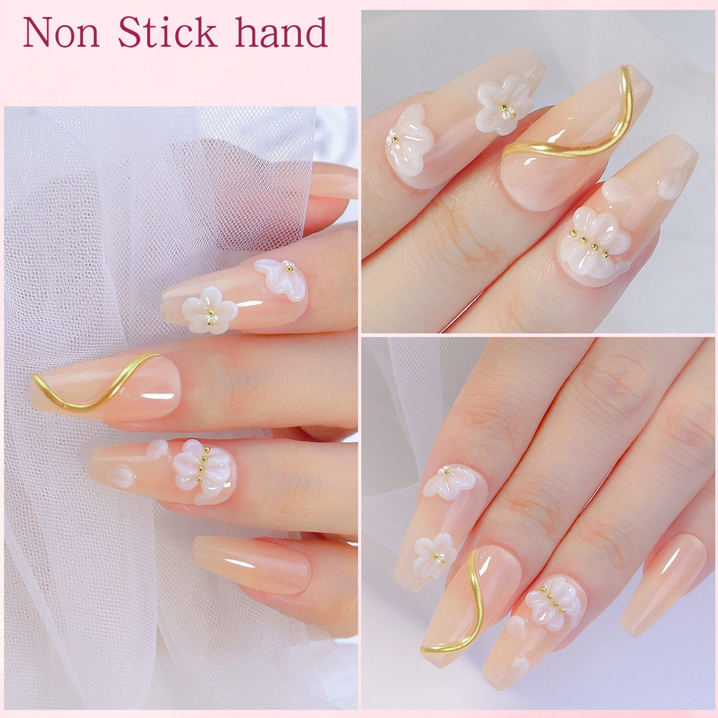 Keo Dán Nối Dài Móng Tay 15ml Tiết Kiệm Sức Không Gây Kích Ứng 4 Màu