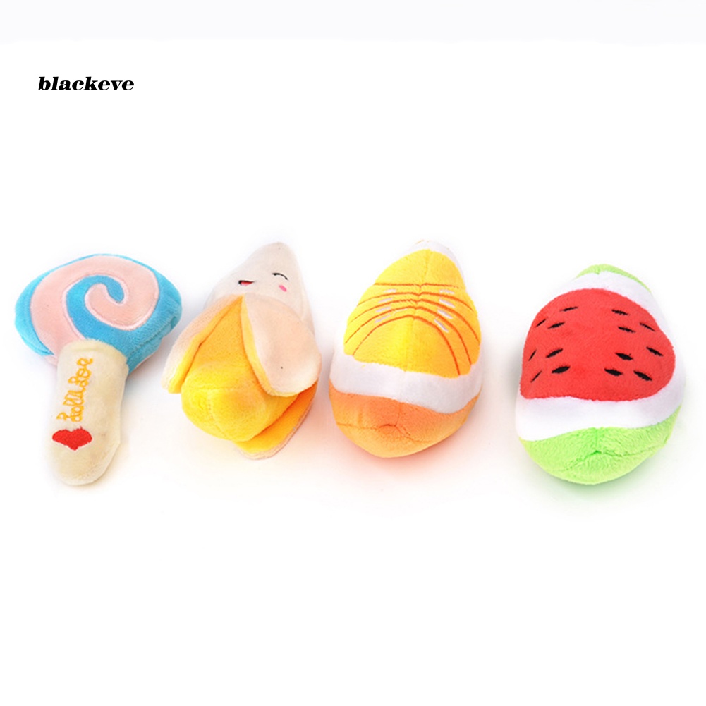 Đồ Chơi Nhồi Bông Phát Ra Âm Thanh Hình Xương Trái Cây Cho Thú Cưng