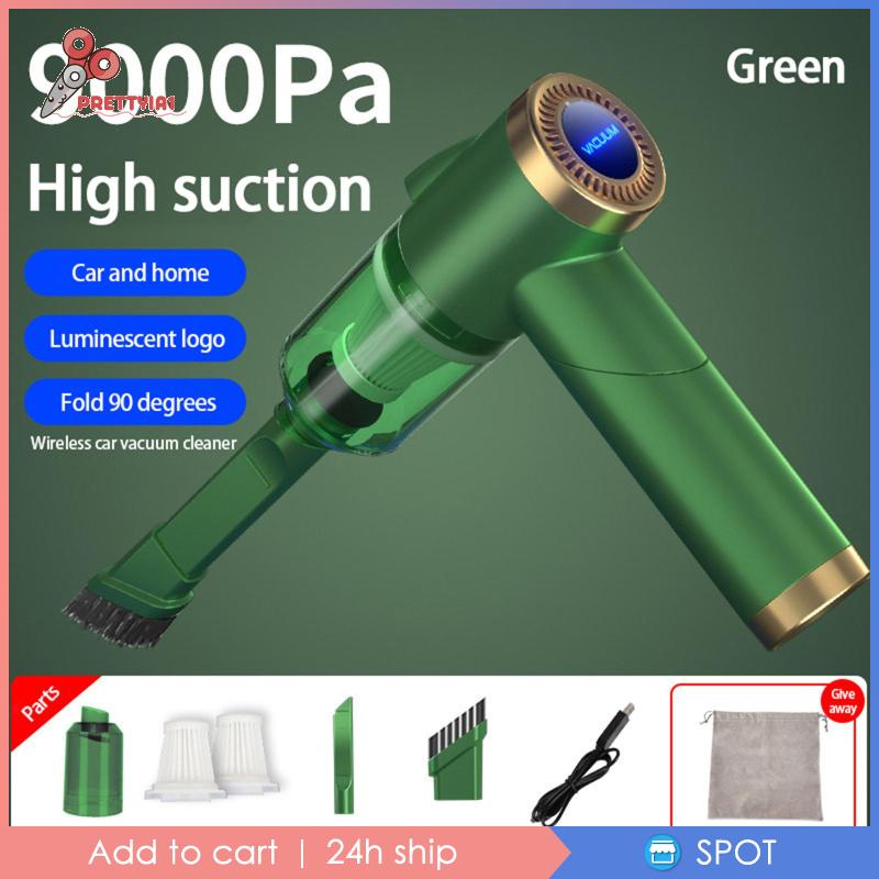 Máy Hút Chân Không Cầm Tay Prettyia1 9000PA Công Suất Cao Di Động Có Giác Hút Cho Ghế Sofa Xe Hơi