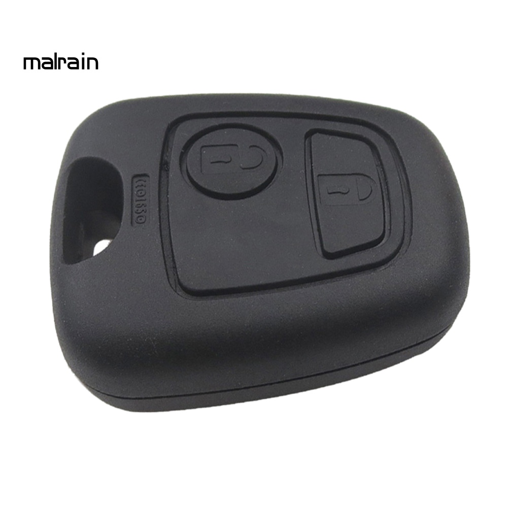 Vỏ Chìa Khóa Điều Khiển Từ Xa 2 Nút Cho Peugeot 206 307 407