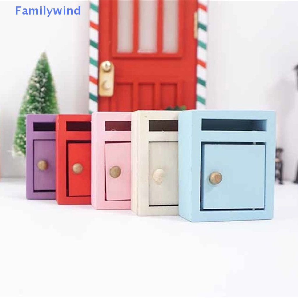 1 Mô Hình Hộp Thư Có Màu Sắc In Chữ Dùng Trang Trí Nhà Búp Bê / Tiểu Cảnh / Nhà Búp Bê 1: 12