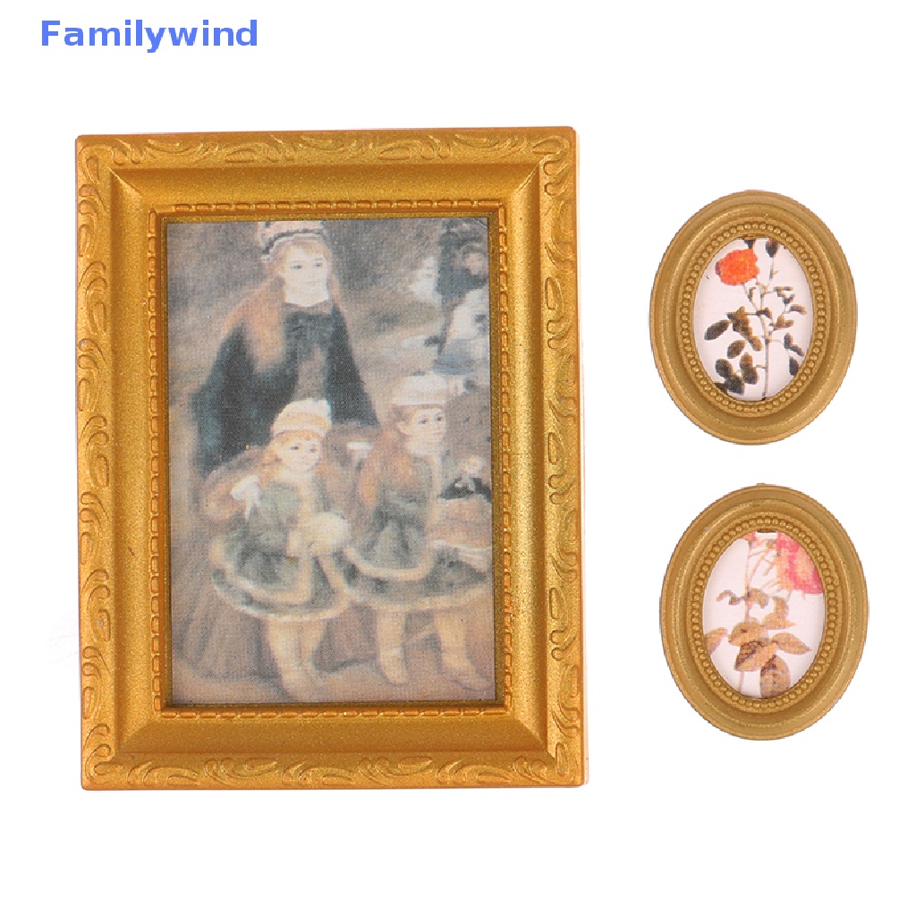 Khung Ảnh Dùng Trang Trí Nhà Búp Bê 1: 12 DIY