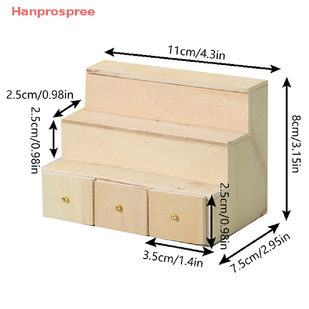 Kệ Để Giày / Đồ Dùng Mini Trang Trí Nhà Búp Bê Tỉ Lệ 1: 12