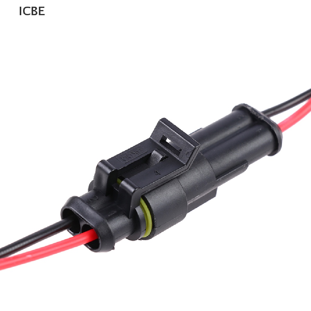 Phích Cắm Kết Nối Tự Động IC 2Pin Chống Nước Kèm Dây Cáp