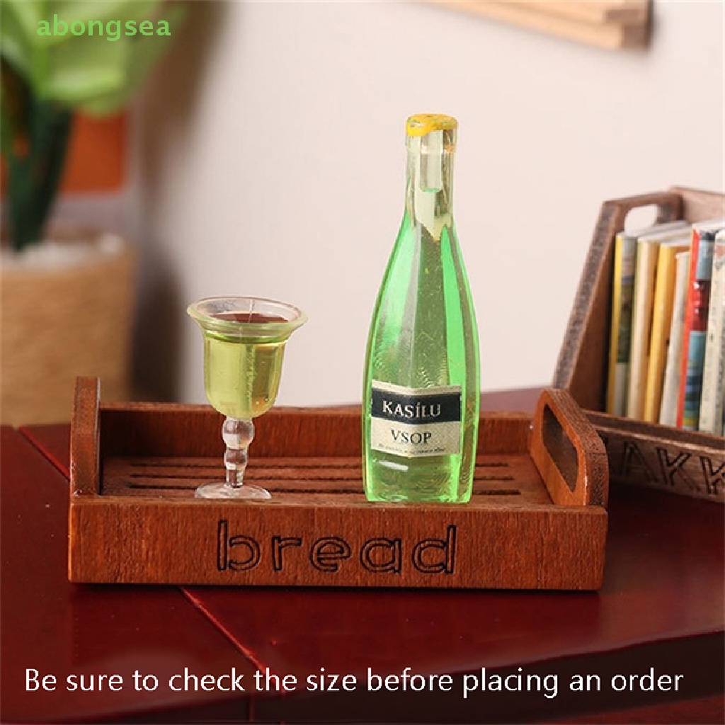 1 Bộ Ly Rượu Cocktail Trang Trí Nhà Búp Bê 1: 12