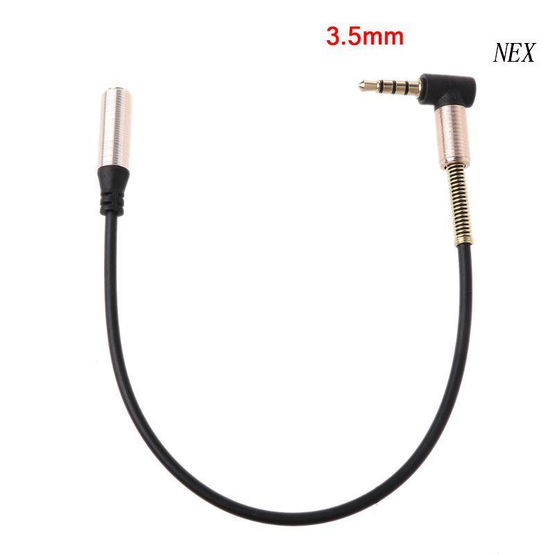 Cáp Mở Rộng 24cm 90 Độ 3.5mm Cho Loa Điện Thoại Máy Tính PC