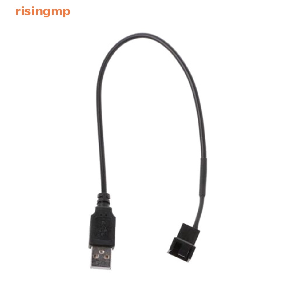 Dây Cáp Kết Nối usb 2.0A male Sang 4-pin Cho Quạt Máy Tính 5v Màu Đen