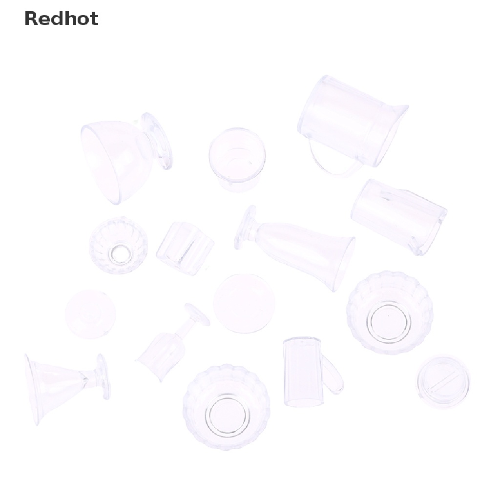 Bộ Dụng Cụ Ăn 15 Chi Tiết Trang Trí Nhà Búp Bê Xinh Xắn