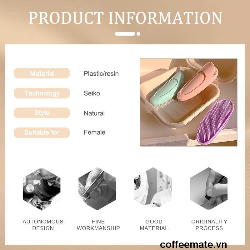 【coffeemate】⚡Lược Chải Tóc Mái Tạo Kiểu Tiện Dụng Cho Salon