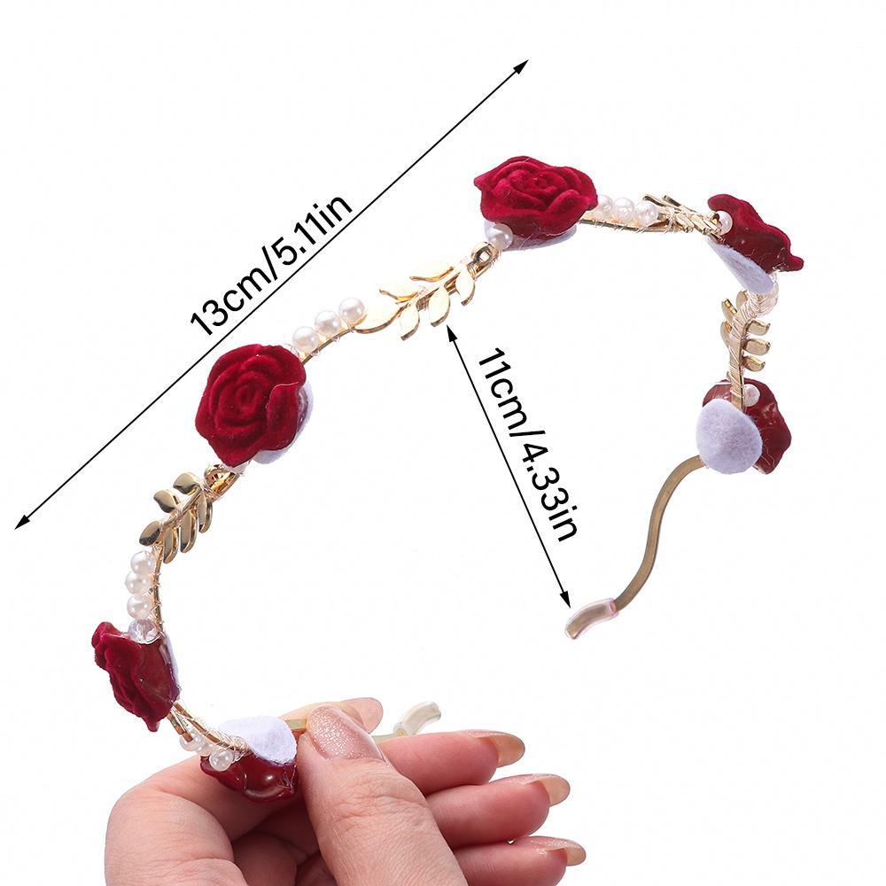 OSIER1 1 Băng Đô Cài Tóc Trang Điểm Họa Tiết Hoa Tinh Tế Thời Trang Xuân Hè Cho Bạn Gái