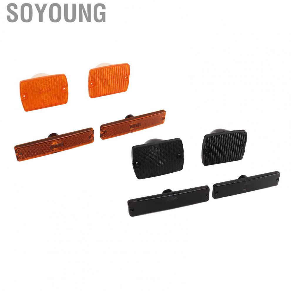 Soyoung Guard Side Marker Light Housings  Turn Signal Lens 56001378 Scratch Resistant High Strength Impact for Car