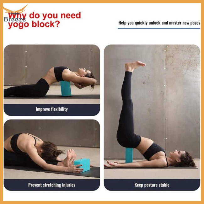 Khối Xốp Eva Khối Lượng Nhẹ Chống Trượt Hỗ Trợ Luyện Tập Yoga / Thể Hình