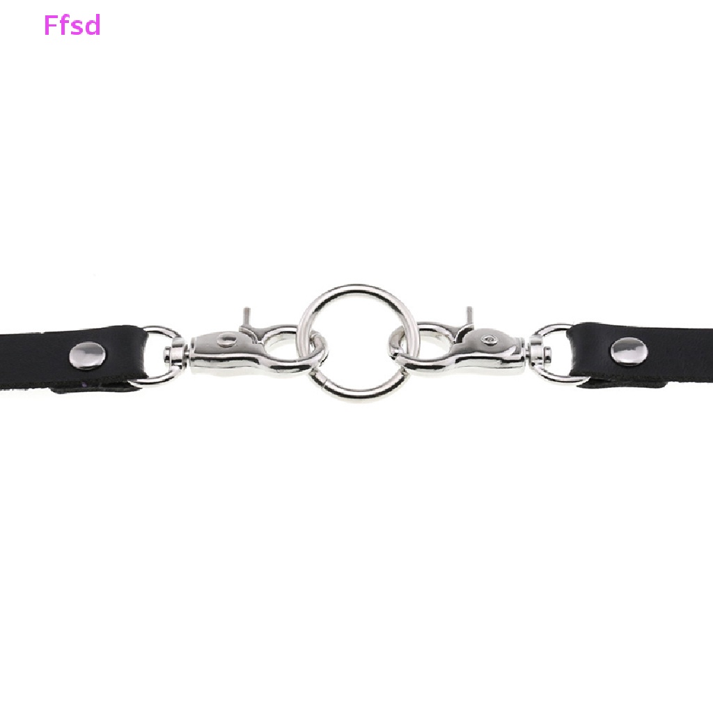 {Ffsd} Vòng Cổ Choker Da Phong Cách Gothic Punk Bằng Kim Loại Cho Nam Và Nữ