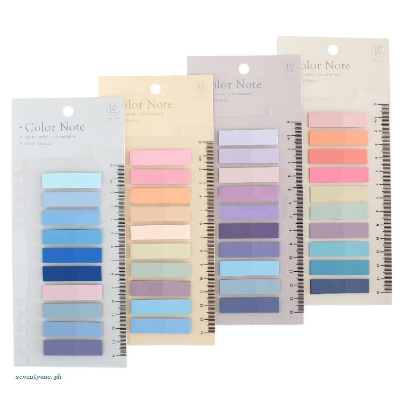 Set 800 Tấm Giấy Dính 40 Màu Sắc Dùng Để Đánh Dấu Trang Sách