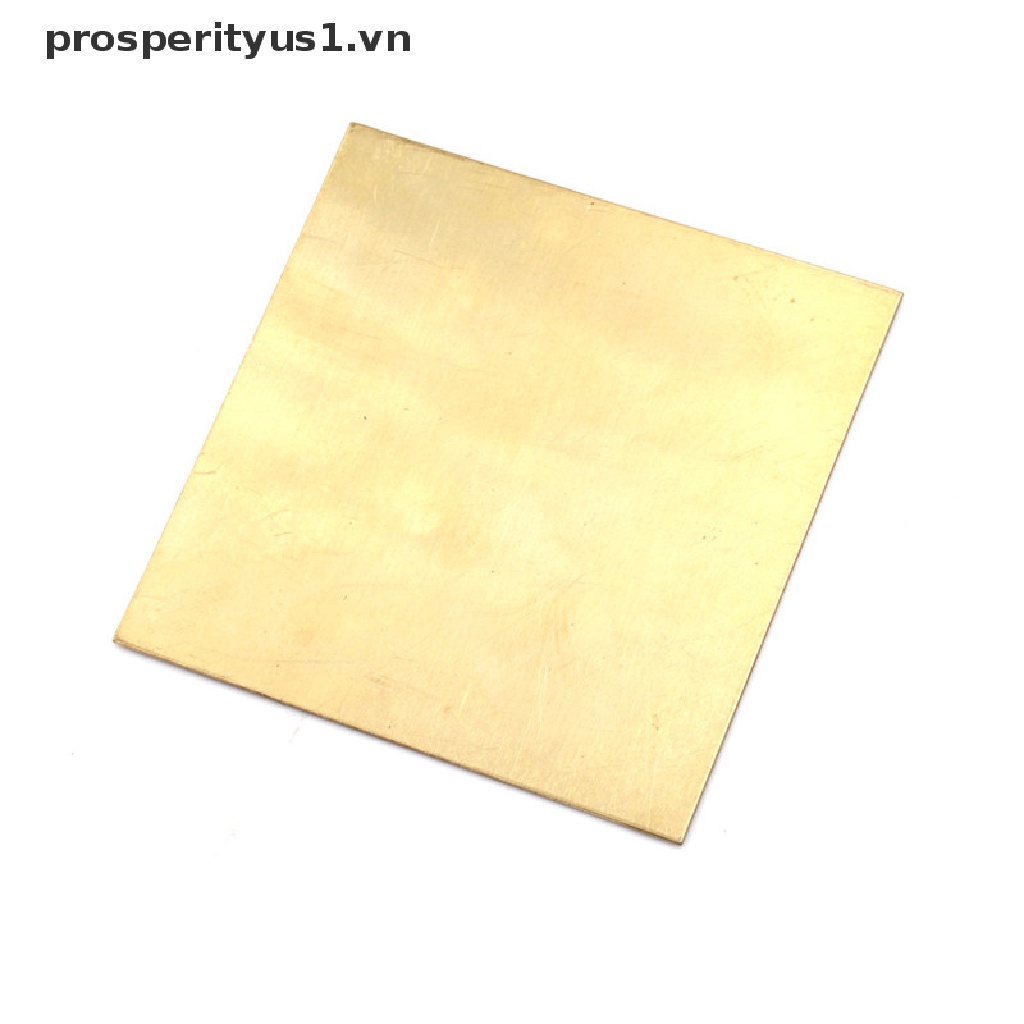 Tấm Lá Đồng 0.5mm / 0.8mm / 1mm / 2mm 100X100mm Chuyên Dụng