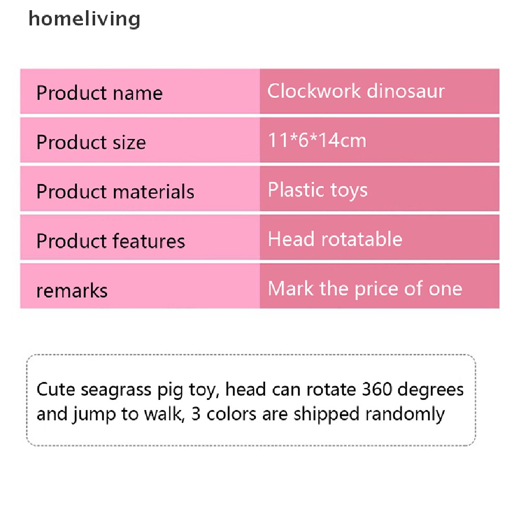 1 Đồ Chơi Lên Dây Cót Hình Động Vật Hoạt Hình Đáng Yêu Cho Trẻ Em