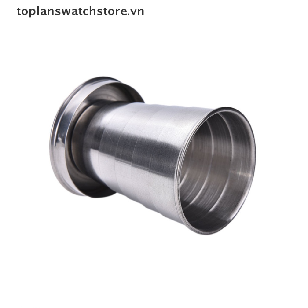 Cốc Mini Bằng Thép Không Gỉ Có Thể Gấp Gọn Tiện Dụng Mang Theo Du Lịch