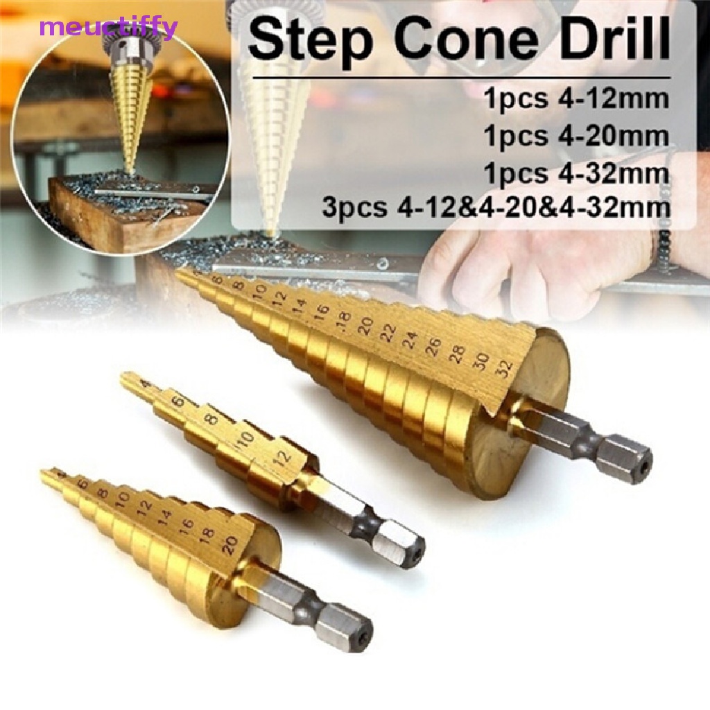 Mũi Khoan Lỗ Hình Nón Lớn Bằng Thép HSS 4-12 / 20 / 32mm VM
