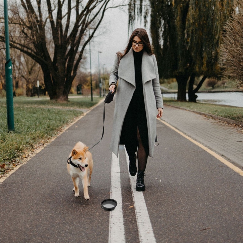 Dây Dắt Thú Cưng Đi Dạo Đa Năng 4FT Kèm Bình Nước 3 Trong 1 Tiện Dụng