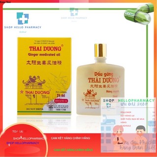 Dầu gừng Thái Dương - Dầu nóng