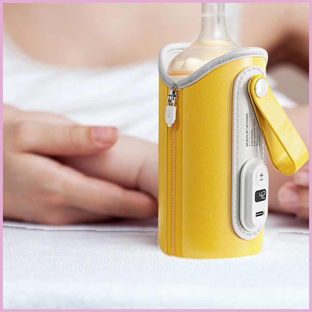 Máy Hâm Nóng Bình Sữa Cho Bé Có Thể Sạc Lại Bằng Cổng USB