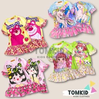 Đầm bé gái, váy đầm thun lạnh 3d loại 1 ĐUÔI CÁ cho bé gái 10-42kg