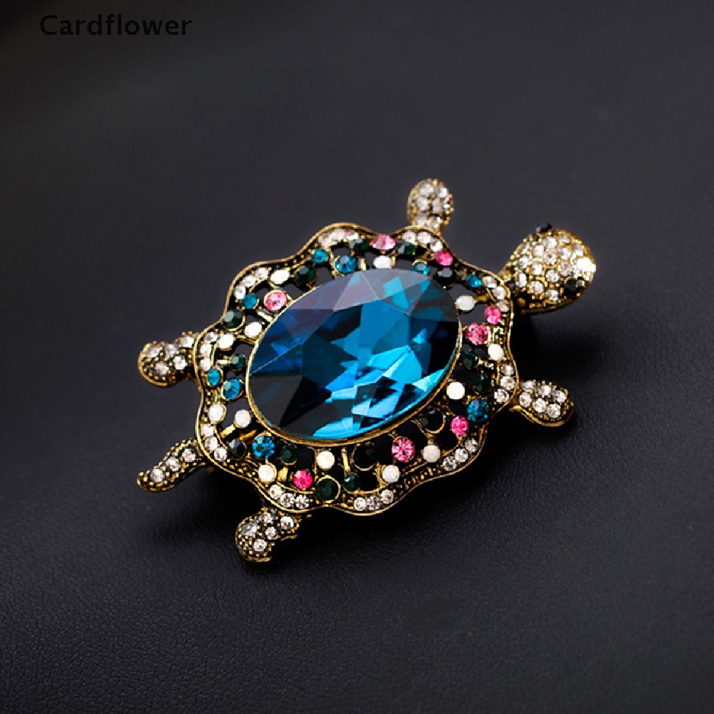 Ghim Cài Áo Hình Rùa Biển Đính Đá Thời Trang Cho Nữ