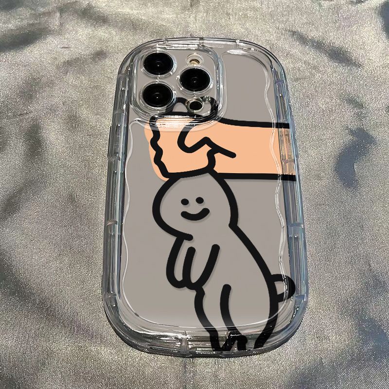 ✅Ốp Điện Thoại Mềm Trong Suốt Chống Sốc In Hình Thỏ Trắng Cho Iphone 14 / xs 12 Xr 11 Xr 78p13promax