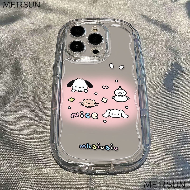 ✅Ốp Điện Thoại Dẻo Trong Suốt Họa Tiết Chú Chó Pacha Dễ Thương Chống Sốc Cho Iphone14xs 711 Apple / 12 / 13promaxxr8p / M7ZQ