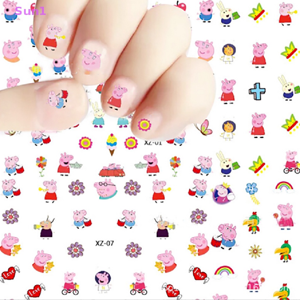 1 Bộ Sticker Dán Móng Nghệ Thuật Thiết Kế Hỗn Hợp Sun1 >