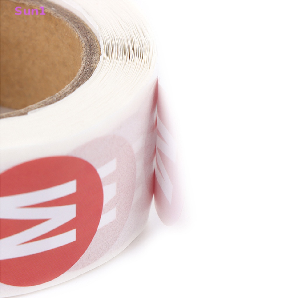 Set 500 Nhãn Dán Kích Thước 2.5cm Trang Trí Quần Áo Tiện Dụng