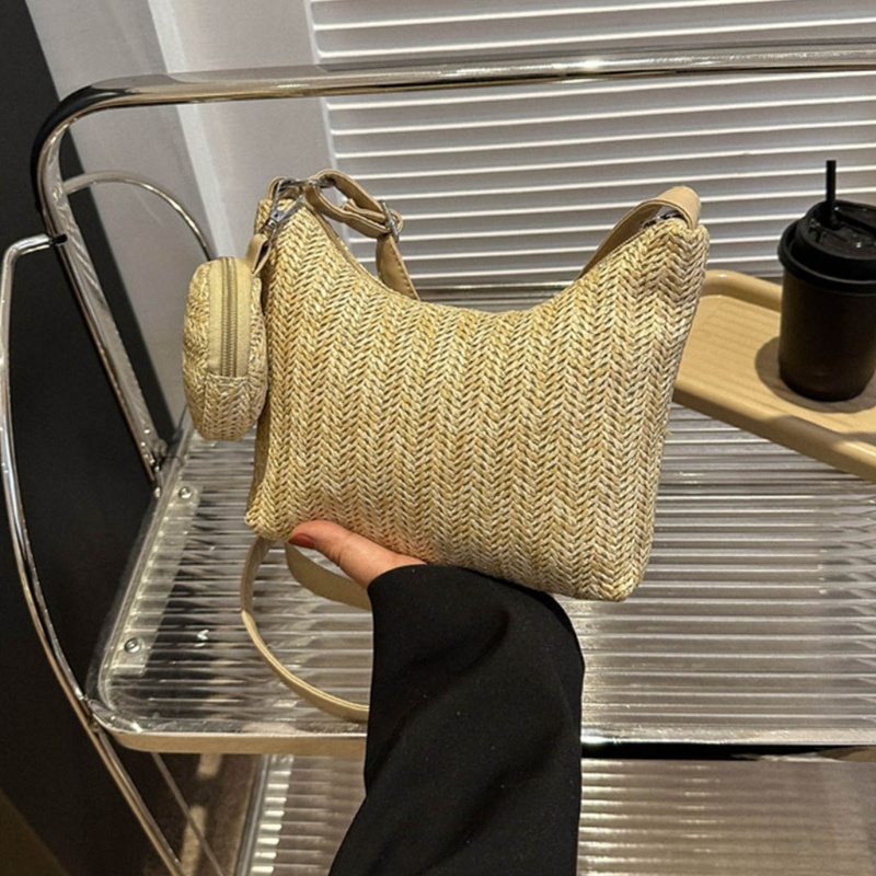 Túi Đeo Chéo Dệt Kim Đơn Giản Thời Trang Dành Cho Nữ