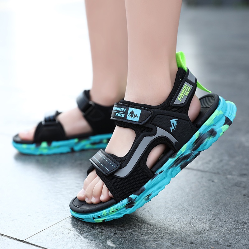 Xăng đan Thể Thao Đế Mềm Chống Trượt Thoải Mái Và Nhẹ Dành Cho Trẻ Em Trai