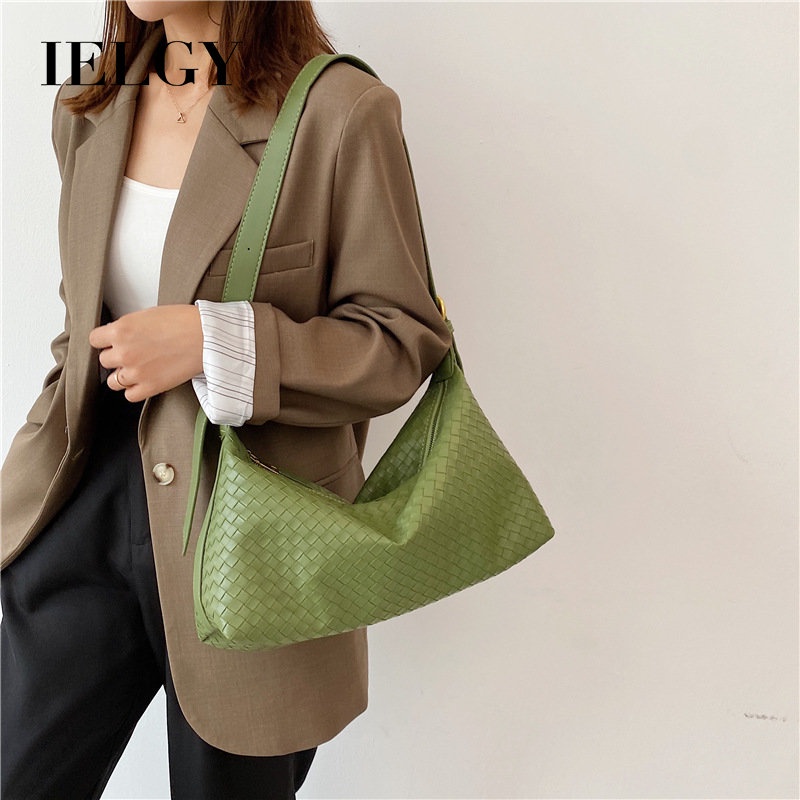 Ielgy Túi Xách Da Mềm Thiết Kế Đơn Giản Thời Trang Cho Nữ