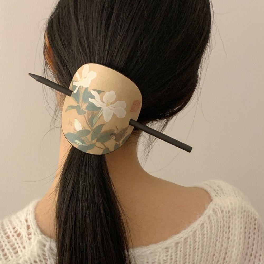 Trâm Cài Tóc Bằng Da Phong Cách Trung Hoa Cổ Điển Cho Nam