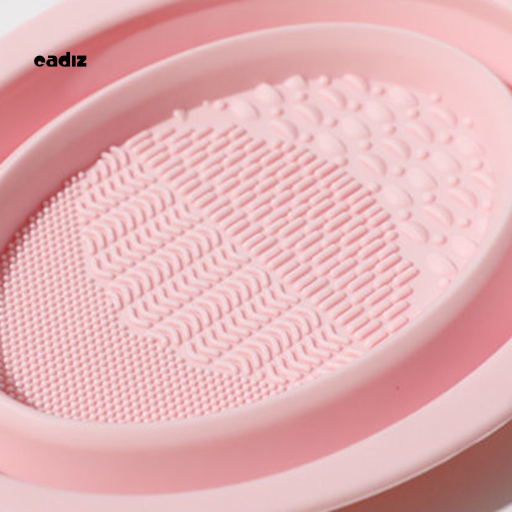 Dụng Cụ Vệ Sinh Cọ Trang Điểm Bằng Silicone Nhiều Kết Cấu Tiện Dụng