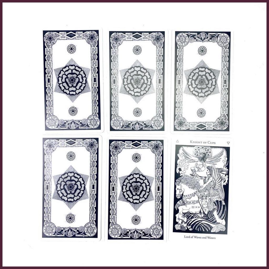 Bộ Bài Tarot Trắng Đen Chống Thấm Nước Độc Đáo