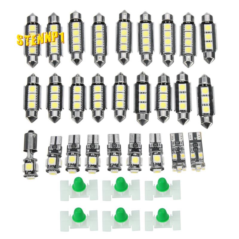 Set 27 Đèn Led Kèm 50 Kẹp Chuyên Dụng Cho Xe Hơi BMW