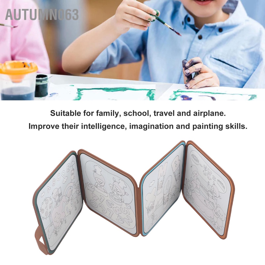 Sách Vẽ Tranh Gấp Gọn Có Thể Tái Sử Dụng Giáo Dục Sớm Cho Bé