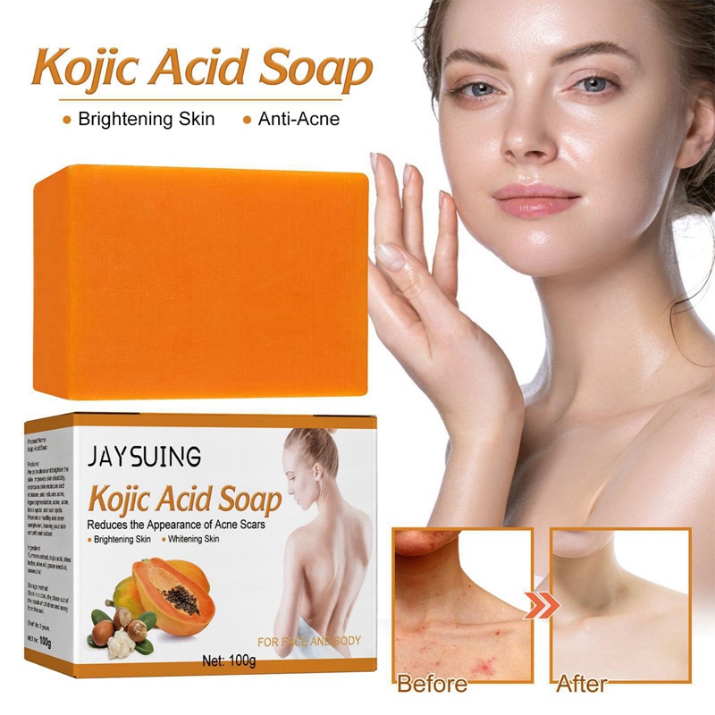 Xà Phòng Tắm Chiết Xuất Đu Đủ 100g Dưỡng Ẩm Làm Sáng Da