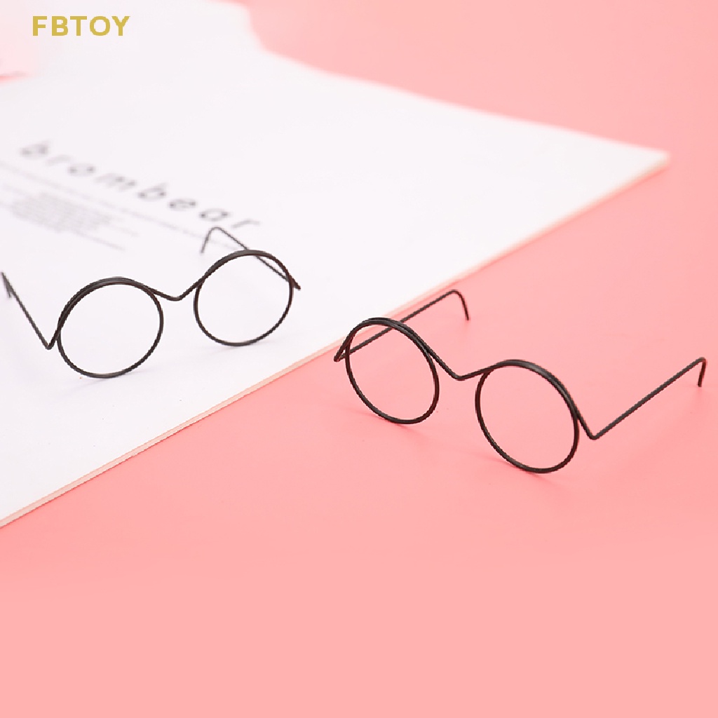 Mắt Kính Gọng Tròn Không Tròng Thời Trang Cho Búp Bê