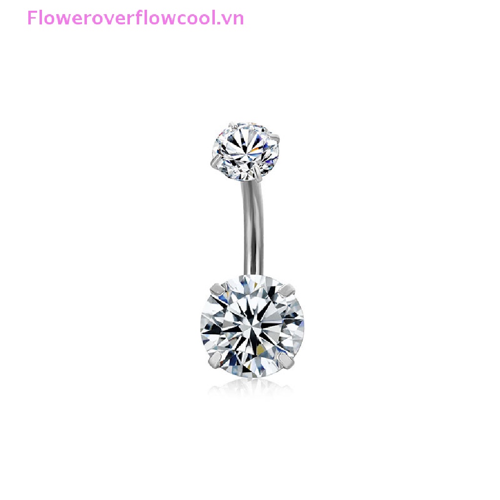 Khuyên Rốn Đính Đá Zircon Quyến Rũ Cho Nữ