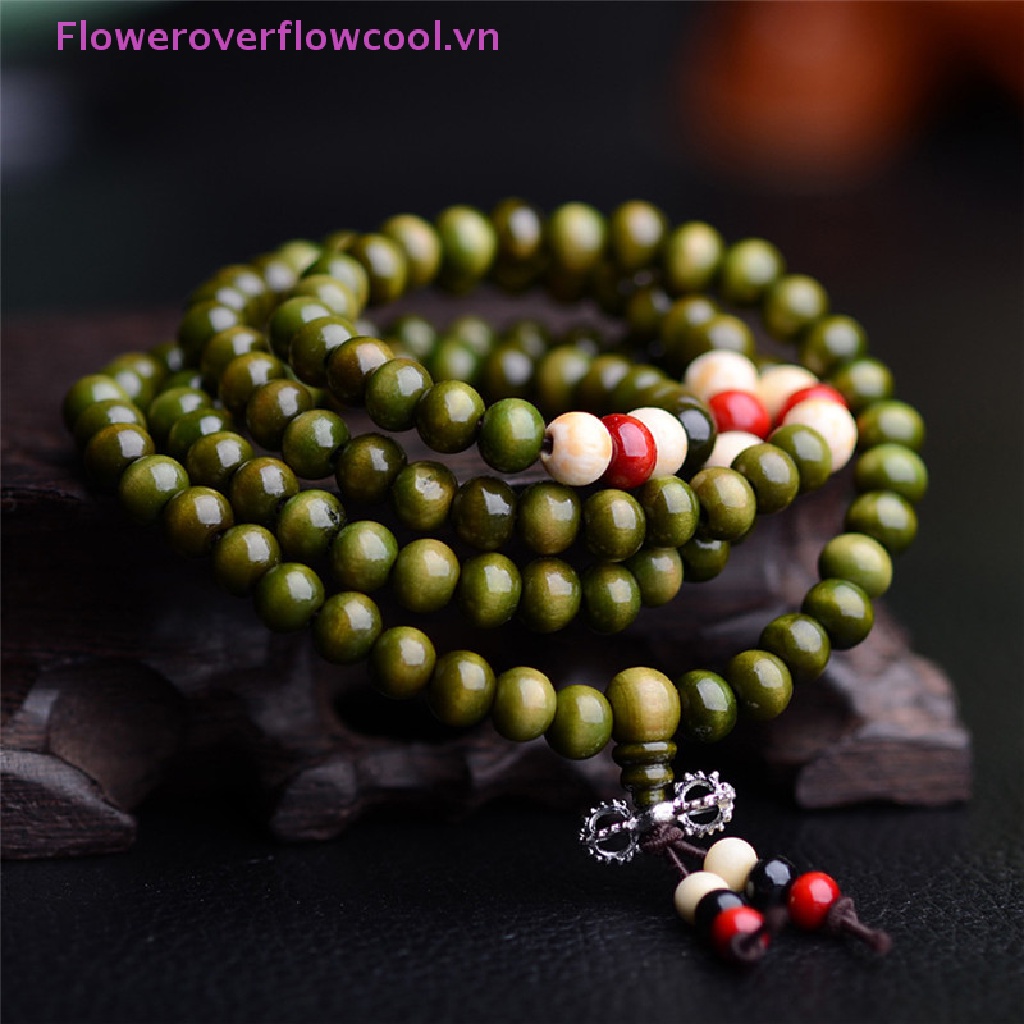 Chuỗi 108 Hạt Đeo Tay 8mm Phong Cách Phật Giáo