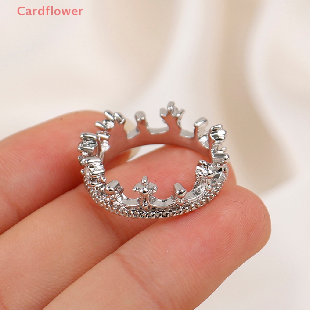 Vương Miện Kim Loại Mini Cho Nhà Búp Bê 1: 12 Mới